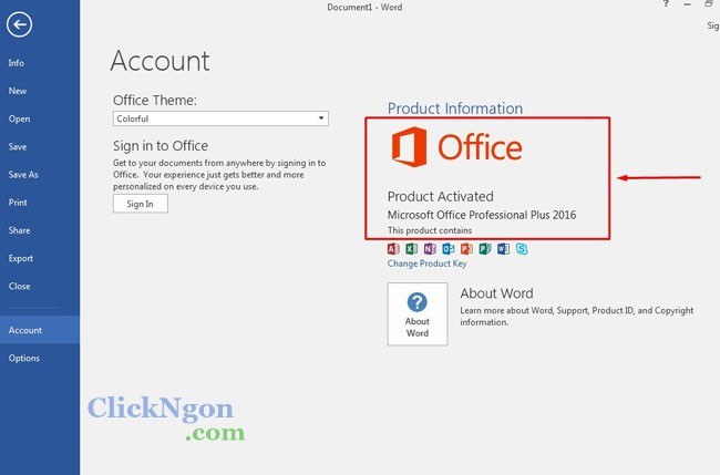 microsoft office professional plus 2016 product key free