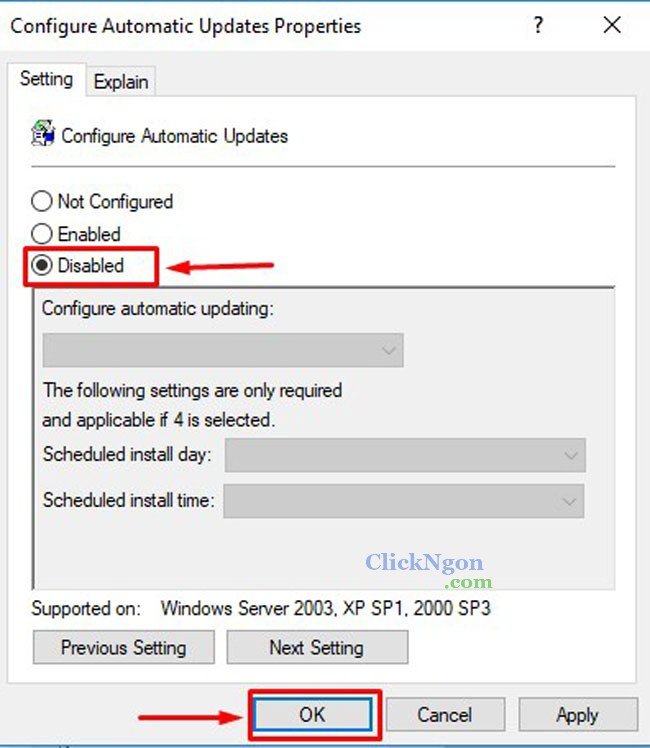 cách tắt update trên windows 10 2