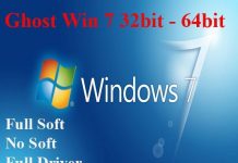 Tải Ghost Win 7 32bit, 64bit full Driver – nhẹ, đa cấu hình bản chuẩn