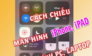 Cách Chiếu Màn Hình Điện Thoại iPhone Lên Máy Tính PC, Laptop chiếu màn hình ios iphone lên máy tính, macbook