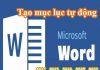 Cách Tạo Mục Tự Động Trong Word 2016, 2013, 2010, 2007, 2003 cách làm mục lục menu tự động trong word