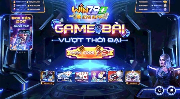 Truy cập Win79 chơi game bài vượt thời đại hợp pháp