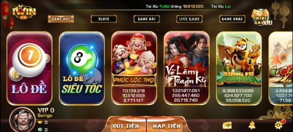 Game lô đề tại Iwin Club