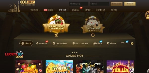 Tỷ lệ  thắng game tài xỉu của nhà cái Oxbet khá lớn 